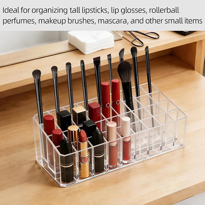 Rollerball Perfume Organizer, 36 Spaces Acrylic Fragrance Organizer, Lipstick - Image 6