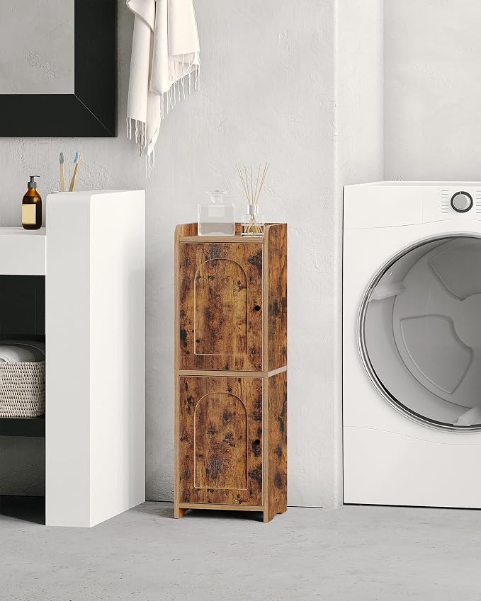 Hzuaneri Bathroom Storage Cabinet, Small Corner Floor Cabinet - Image 7