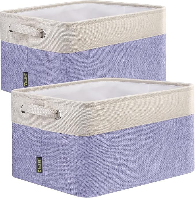 BALEINE 2 Pack Fabric Storage Bins by BALEINE