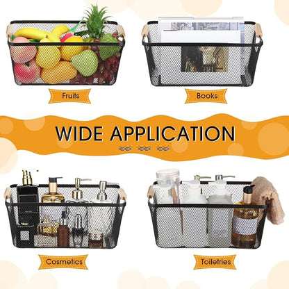 Ziliny 4 Pcs Metal Mesh Wire Baskets - Image 7
