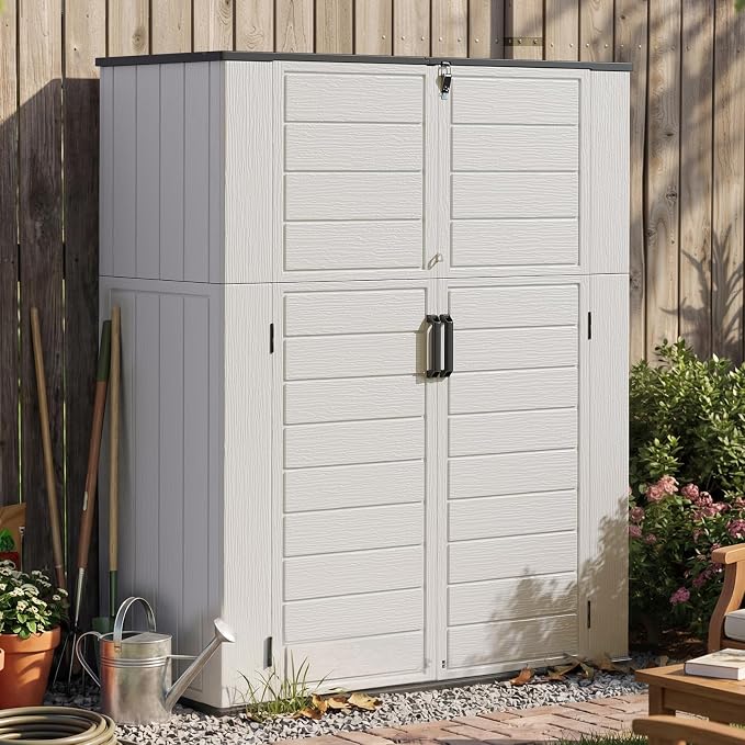 Aoxun 61 Cu.Ft Outdoor Storage Shed, Widened Outdoor Storage Cabinet Waterproof by Aoxun