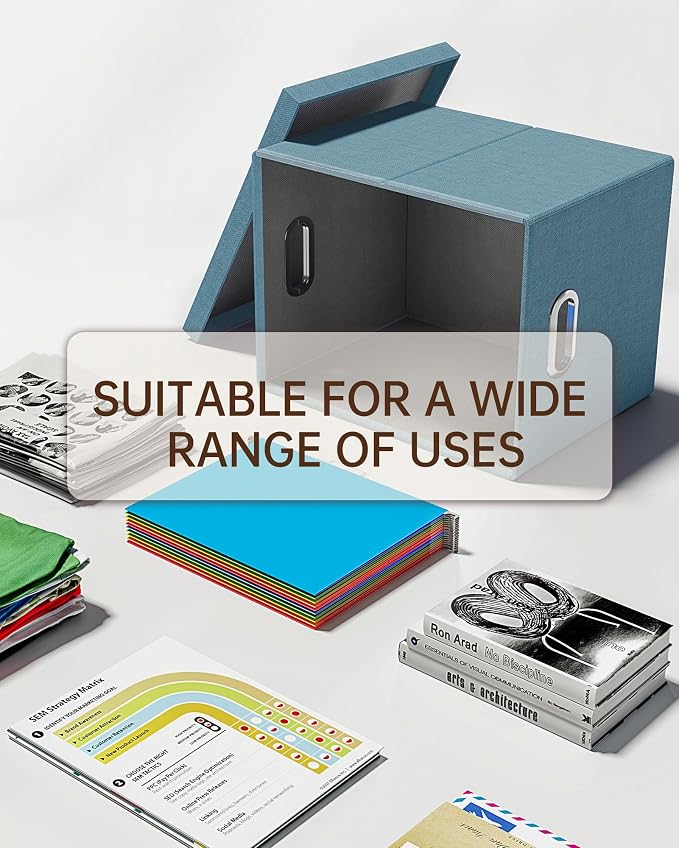 4 Pack File Storage Organizer, Document Organizer, Portable File Box - Image 5