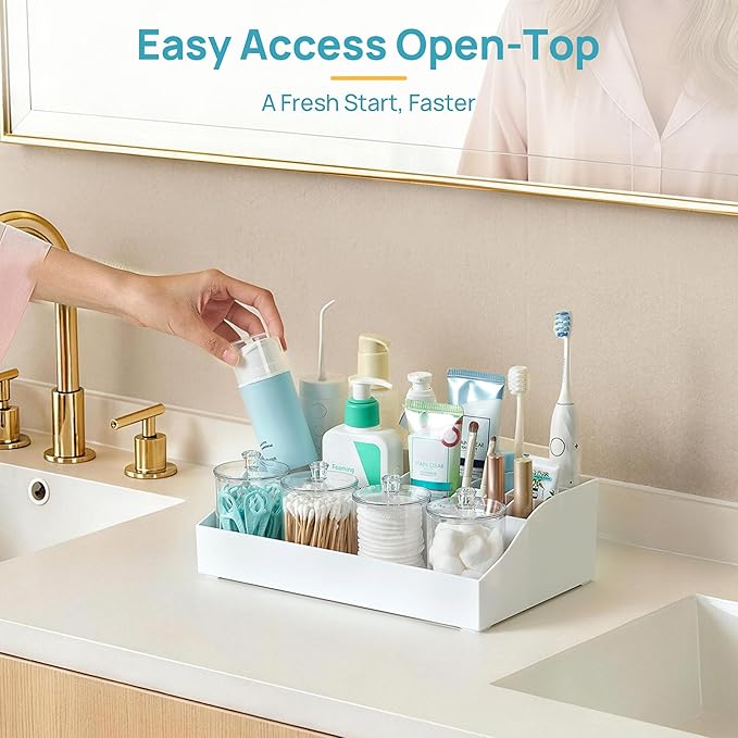 Vtopmart 5 PCS Bathroom Countertop Organizer Sets, - Image 3