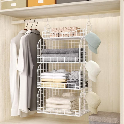 HapiRm Hanging Closet Organizer Storage - Image 4