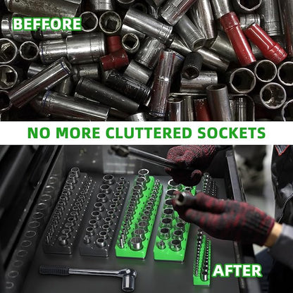 Magnetic Socket Organizer Holder Set - Image 7