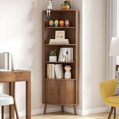 Corner Cabinet, 66.73'' Tall Modern Corner Bathroom Storage Cabinet - Image 5