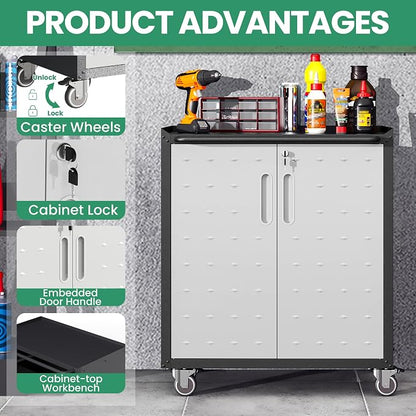 Garage Cabinet System | Heavy Duty Steel All-in-One Modular Garage Cabinet Set - Image 5
