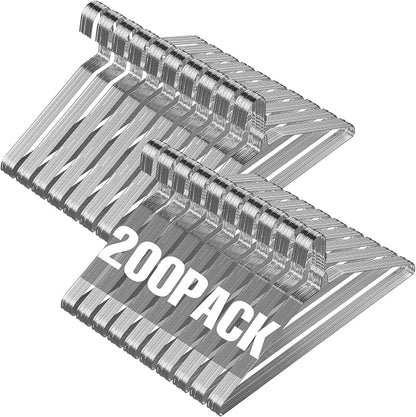 SPECILITE Wire Metal Clothes Hangers Bulk 200 Pack by SPECILITE
