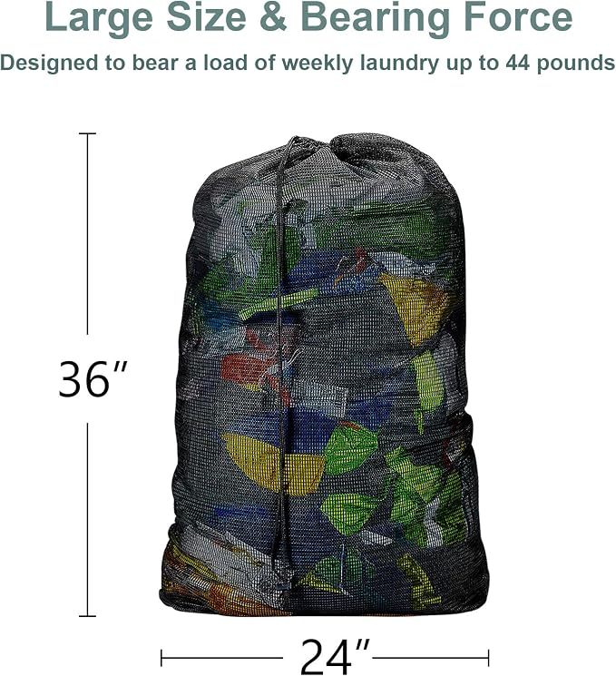 Dalykate Mesh Laundry Bags, Heavy Duty - Image 2