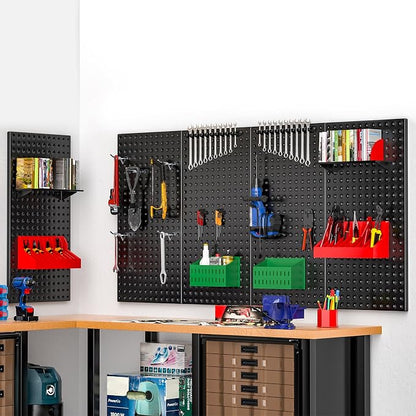 EVERHANGER Metal Pegboard Panels 24" x 12", Heavy Duty Steel Peg Boards - Image 7