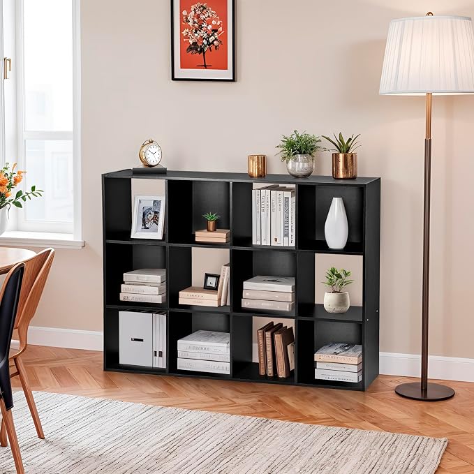 ZenStyle 12 Cube Storage Shelf Organizer Bookshelf - Image 7