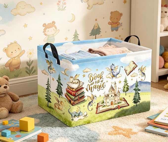 Rectangular Baby Kids Storage Basket - Image 3
