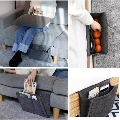 Bedside Caddy, Felt Bed Side Caddy Organizer - Image 6