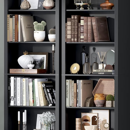 75" Tall Bookshelf, 6-Tier Floor Standing Bookcase - Image 6