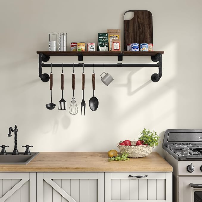Industrial Pipe Clothes Rack - Image 5