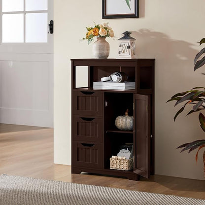 Yaheetech Freestanding Bathroom Storage Cabinet - Image 4