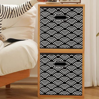Fabric storage bins Cubes, Fabric Cube Organizer - Image 4