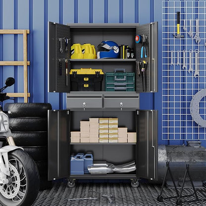 Aobabo Metal Garage Storage Cabinet - Image 8