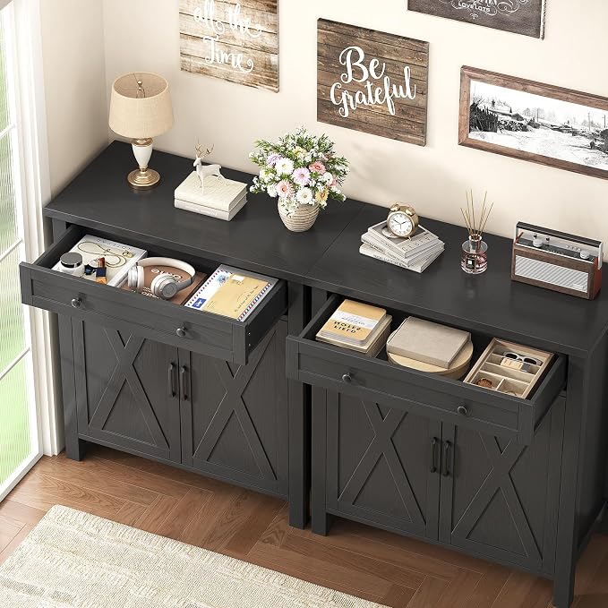 Farmhouse Shoe Storage Cabinet, 5-Tier High Boots Organizer - Image 3