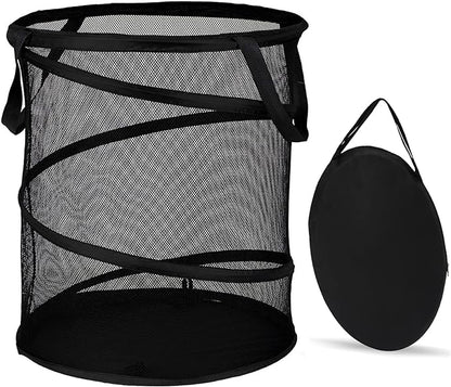 BATTOO Mesh Collapsible Laundry Baskets, Foldable Pop Up Laundry Hamper by BATTOO