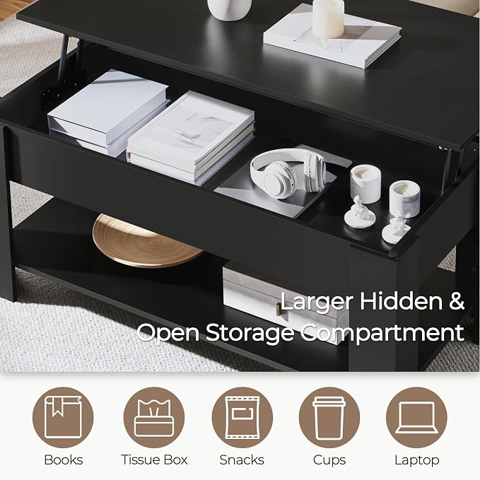 Yaheetech 47.2 in Lift Top Coffee Table - Image 6