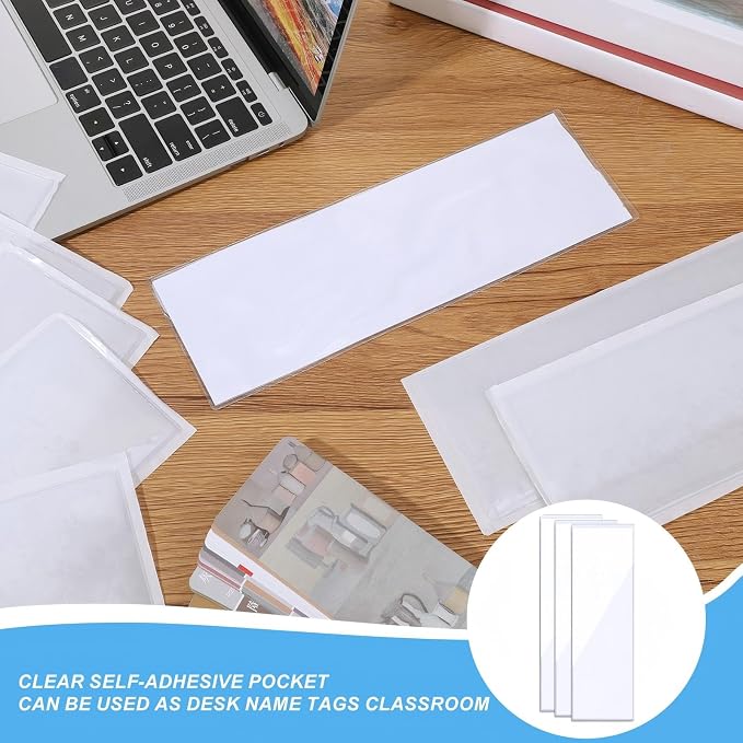 Chinco 30 Pcs Self Adhesive Pockets, Bin Labels - Image 5