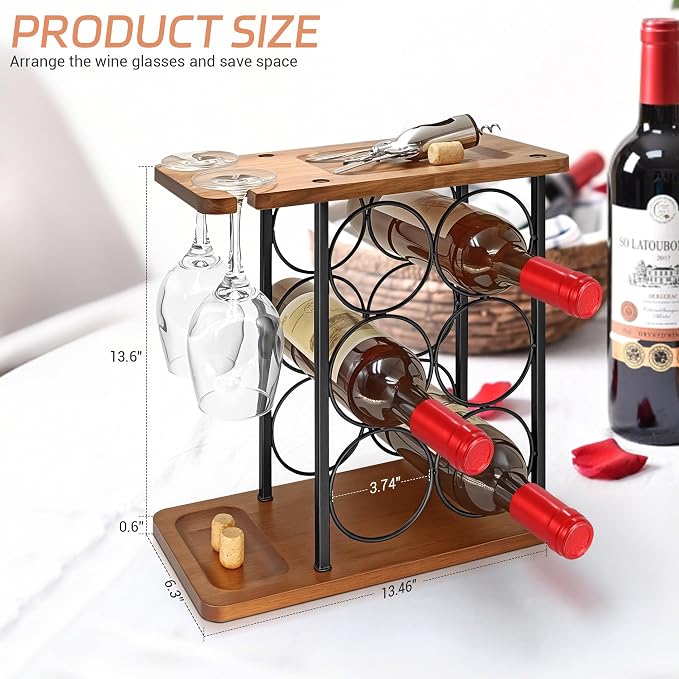 Wooden Wine Racks Countertop - Image 6