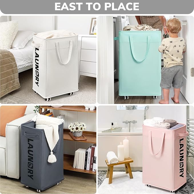 Goodpick Rolling Laundry Basket - Image 8