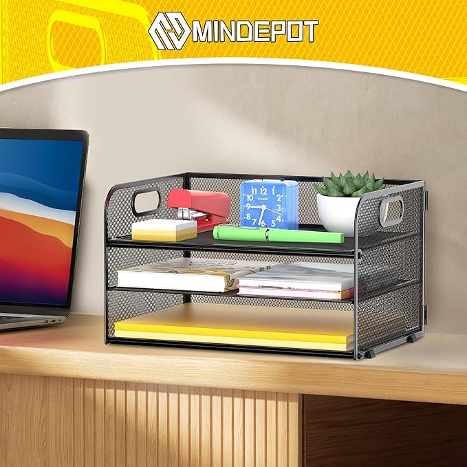 3 Tier Paper Organizer Tray - Image 6