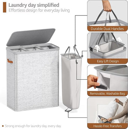Sorbus Laundry Hamper with Lid - Image 5