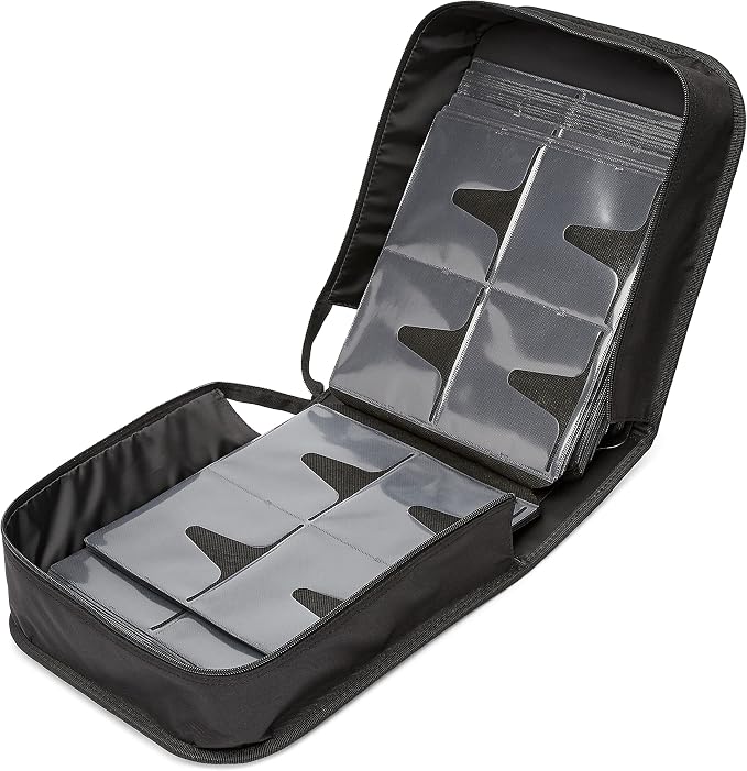 Amazon Basics Polyester CD/DVD Portable Storage Binder, 400-capacity - Image 5