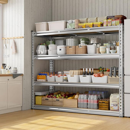 REIBII Garage Shelving, 4 Tier Storage Shelves Load 2000LBS, Adjustable Garage - Image 8