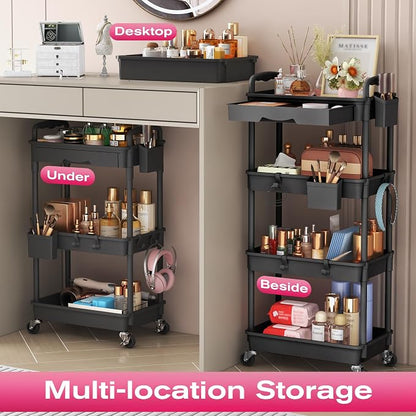 Goovilla Rolling Makeup Organizer Cart - Image 6