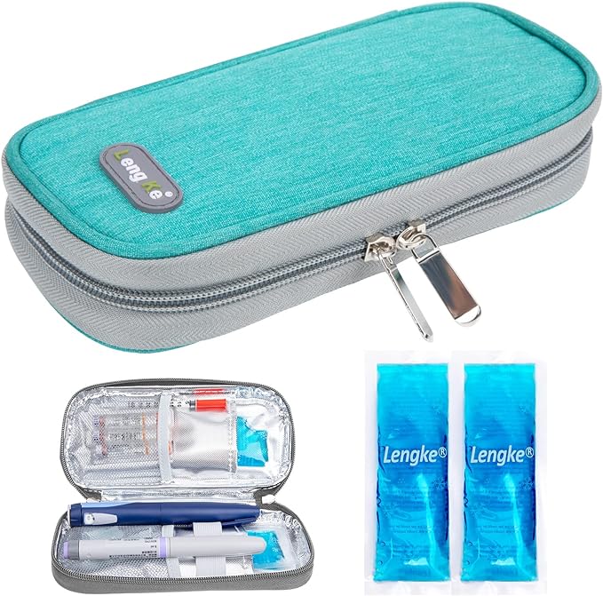 YOUSHARES Insulin Cooler Travel Case TSA Approved Medication Diabetic Supplies by YOUSHARES