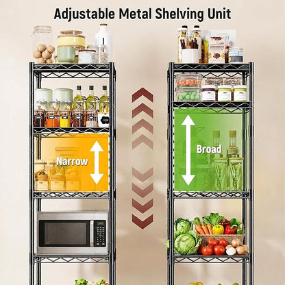 GRANNY SAYS 5-Tier Narrow Storage Shelves - Image 3