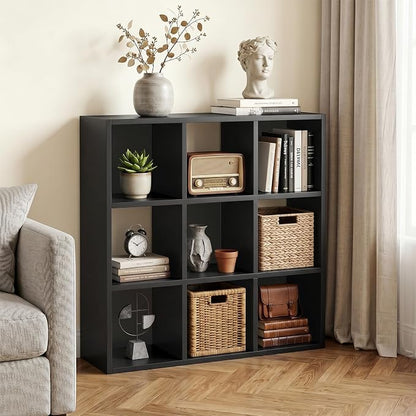 LUCKLIFE 9-Cube Storage Organizer, Stackable Modular Bookcase Shelf - Image 3