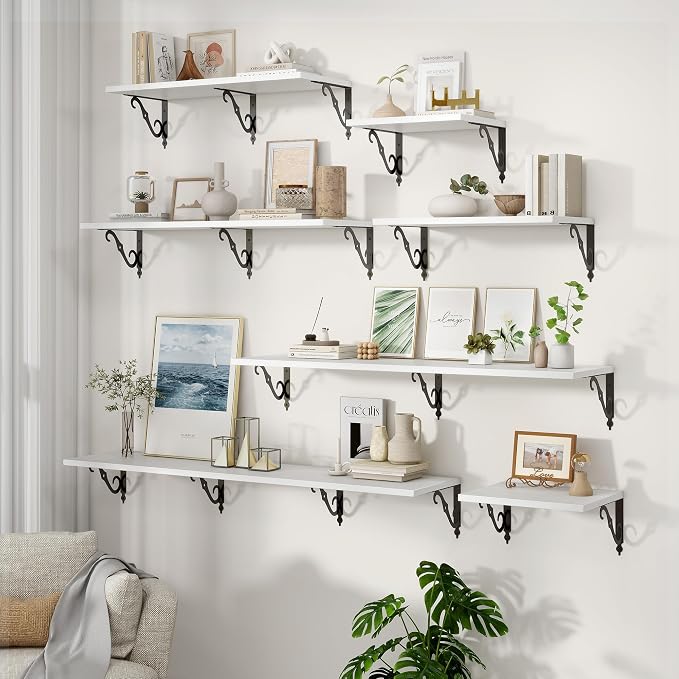 16 Inch Deep Floating Shelves for Wall, 12 Inch Deep Floating Shelf - Image 6