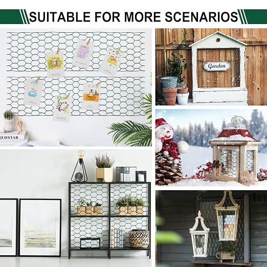 Floral Wire Netting, 4 x 394 Inch Flower Mesh Netting, Chicken Wire - Image 7