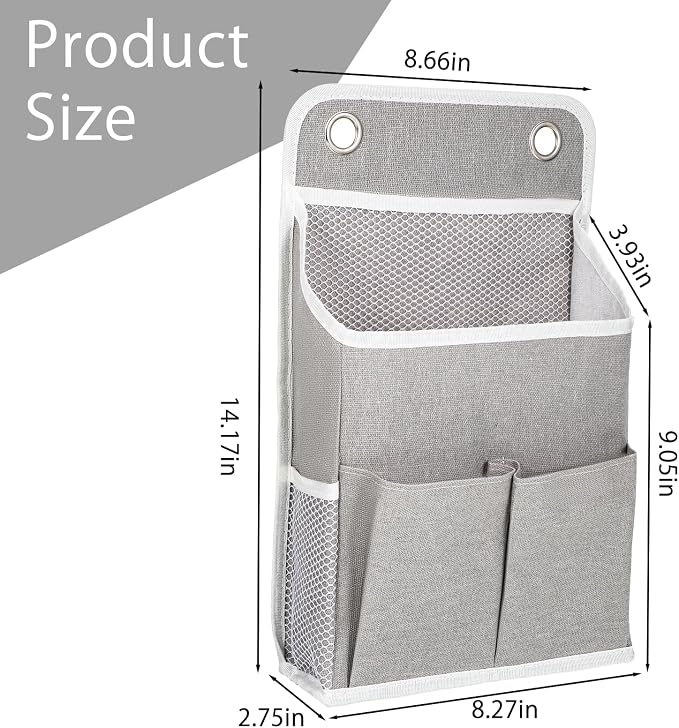 Hanging Organizer with Pockets, Wall Hanging Baskets - Image 3