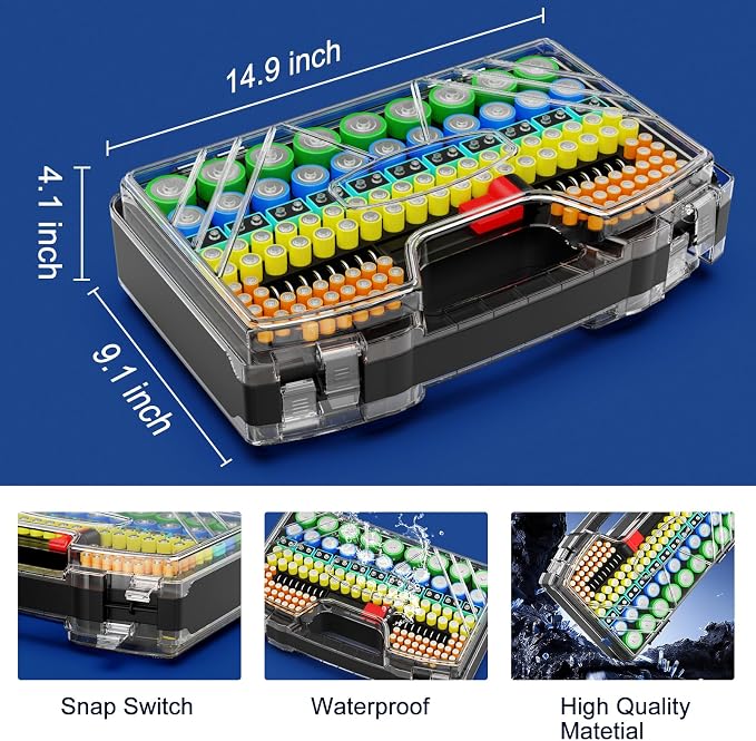 Battery Organizer Storage Holder Box Case - Image 5