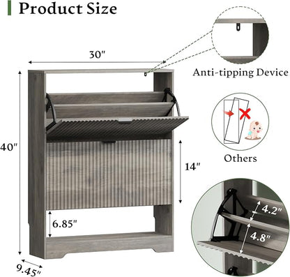 Xixini Shoe Storage Cabinet for Entryway - Image 2