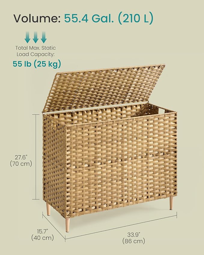 SONGMICS 4-Section Laundry Hamper - Image 7