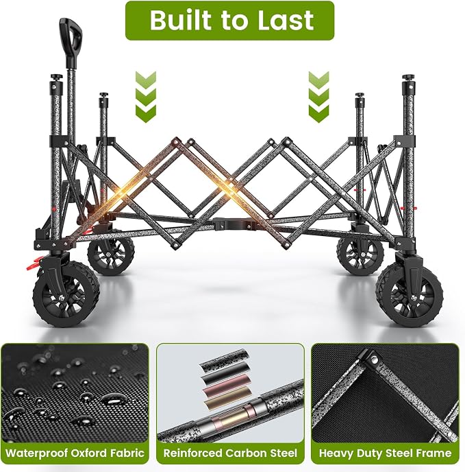 Blomoba Collapsible Wagon Cart - Image 4