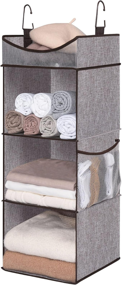StorageWorks Hanging Closet Organizer, 3-Shelf Shelves by StorageWorks