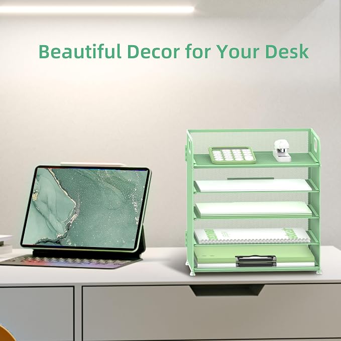 Supeasy 5 Trays Paper Organizer Letter Tray - Image 5