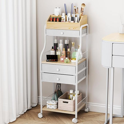 HapiRm Floor Makeup Organizer Cart by HapiRm