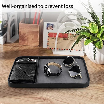 SENEN Leather Tray, Stylish and Organized Multifunctional Tray, - Image 5
