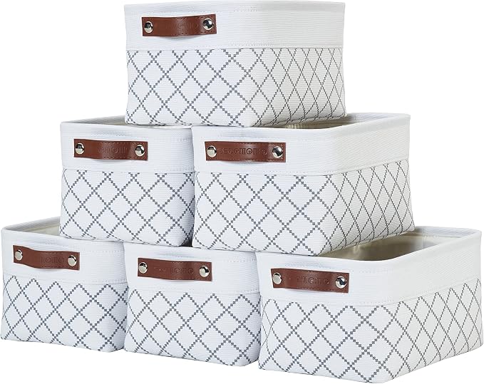 DECOMOMO Small Storage Basket, Closet Storage Bins, Baskets by DECOMOMO
