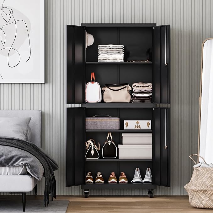 Letaya Metal Garage Storage Cabinet - Image 4