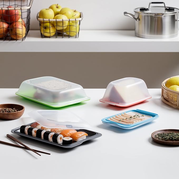 TATAY Set of 3 Pieces Cold Cuts & Meats Storage Fresh, BPA Free, Stackables - Image 3